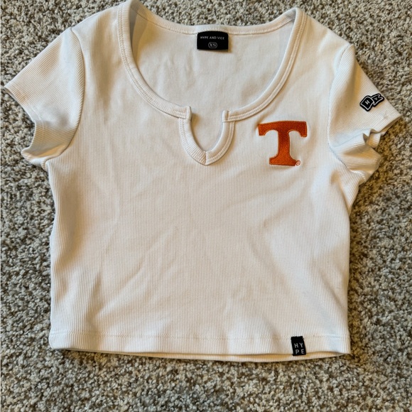 Hype and Vice University of TN Cropped Shirt - Picture 1 of 4